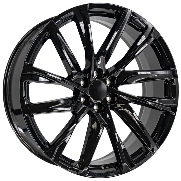 26" Replica Wheel CA90 Fits Cadillac Escalade 26x10 Black Wheel