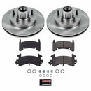 PowerStop OE Stock Replacement Low-Dust Ceramic Brake Pad and Rotor Kit