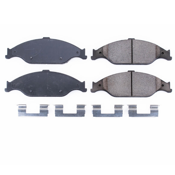 PowerStop Z17 Evolution Ceramic Brake Pads With Hardware