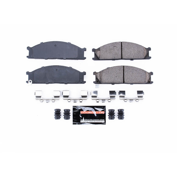 PowerStop Z23 Evolution Sport Carbon-Fiber Brake Pads With Hardware