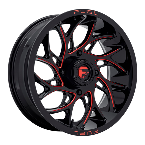 22X7 Fuel UTV D779 Runner UTV G-BLK-MILL-RD 4X137 ET0 wheel/rim