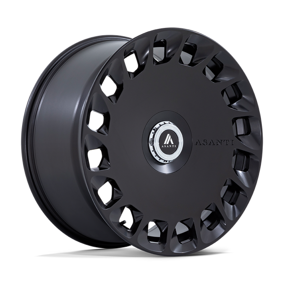 22X9 Asanti Black ABL-45 Aristocrat Black 5X108 5X114.3 5X4.5 ET38 Wheel