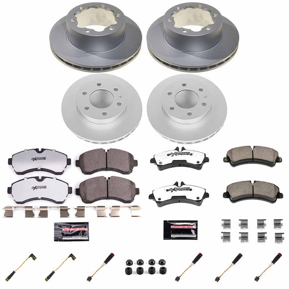 Z36 Truck & Tow Premium Carbon-Fiber Ceramic Brake Pad and Fully Coated Rotor Ki