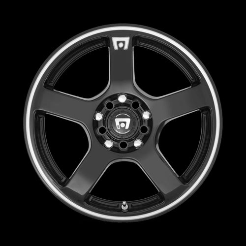 17x7 Motegi MR116 Black Wheel/Rim 5x108 5-108 5x4.25 17-7 ET40