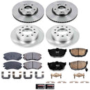 PowerStop OE Stock Replacement Low-Dust Ceramic Brake Pad and Rotor Kit