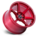 18x8.5 Motegi MR160 Battle VI Cherry Red Metallic 5x114.3 ET22 Wheel