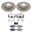 PowerStop OE Stock Replacement Low-Dust Ceramic Brake Pad, Rotor and Caliper Kit