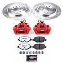 PowerStop Z36 Truck and SUV Ceramic Brake Pad, Drilled & Slotted Rotor, and Cali