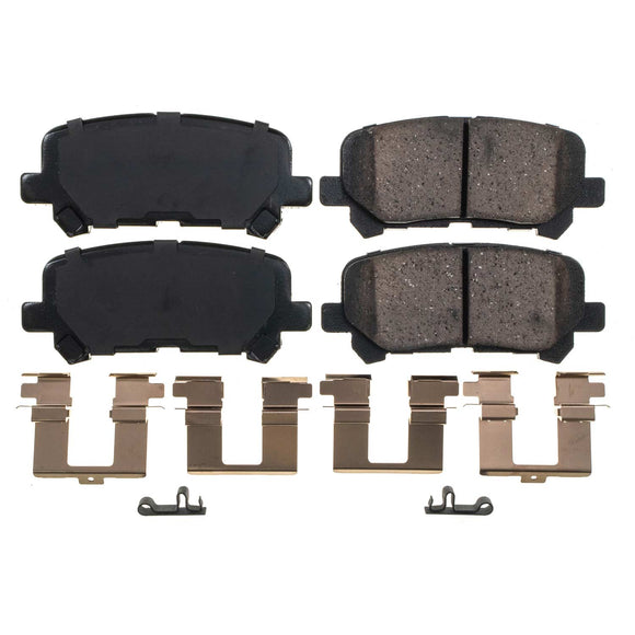 PowerStop Z17 Evolution Ceramic Brake Pads With Hardware
