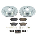 PowerStop Z23 Daily Driver Carbon-Fiber Ceramic Brake Pad and Drilled & Slotted