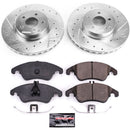 PowerStop Z23 Daily Driver Carbon-Fiber Ceramic Brake Pad and Drilled & Slotted