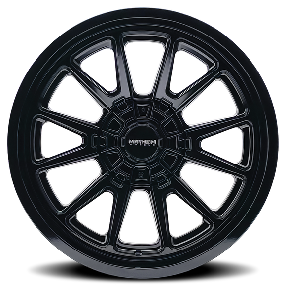 20x9 Mayhem Intrepid Gloss Black 5x127 ET0 CB87 Wheel Rim
