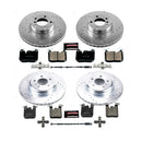 PowerStop Z23 Daily Driver Carbon-Fiber Ceramic Brake Pad and Drilled & Slotted