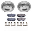 PowerStop OE Stock Replacement Low-Dust Ceramic Brake Pad and Rotor Kit