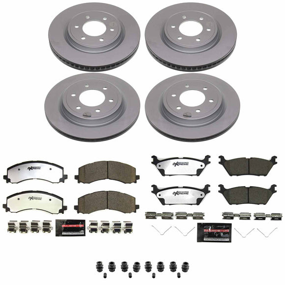 Z36 Truck & Tow Premium Carbon-Fiber Ceramic Brake Pad and Fully Coated Rotor Ki