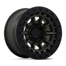 17x8.5 Black Rhino BR016 Tusk Matte Gold W/ Machined Ring 6x139.7 ET-10 Wheel
