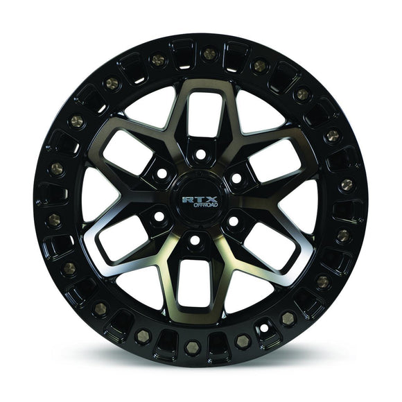 17x9 RTX Zion Black Machined Tinted Bronze 5x127 ET0 wheel/rim