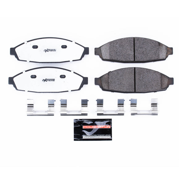 PowerStop Z26 Street Performance Carbon-Fiber Ceramic Brake Pads With Hardware