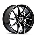 18x8.5 Kraze Evolve Gloss Black Machined 5x114.3 ET35 CB73.1 Wheel Rim