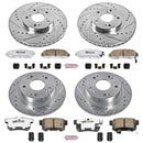 PowerStop Z26 Street Performance Ceramic Brake Pad and Drilled & Slotted Rotor K