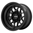 18X8.5 KMC KM725 Terra Satin Black 6X139.7 6X5.5 ET0 Wheel Rim