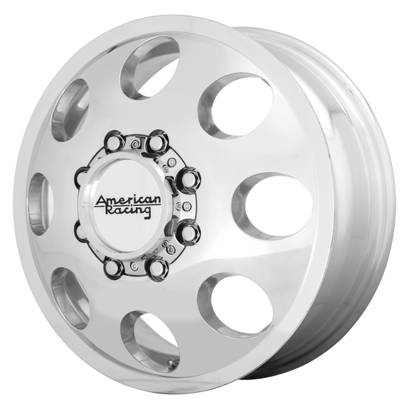 17X6 American Racing AR204 BAJA DUALLY POLISHED 8X165.1 ET111 wheel/rim