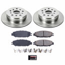 PowerStop OE Stock Replacement Low-Dust Ceramic Brake Pad and Rotor Kit
