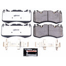 PowerStop Z36 Truck And Tow Carbon-Fiber Ceramic Brake Pads With Hardware