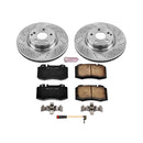 PowerStop OE Stock Replacement Low-Dust Ceramic Brake Pad and Rotor Kit