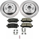 PowerStop OE Stock Replacement Low-Dust Ceramic Brake Pad and Rotor Kit