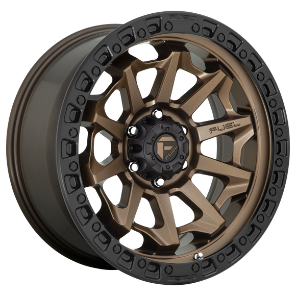 18x9 Fuel Off-Road D696 Covert Matte Bronze with Black Ring 8x170 ET20 Wheel