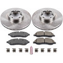 PowerStop OE Stock Replacement Low-Dust Ceramic Brake Pad and Rotor Kit