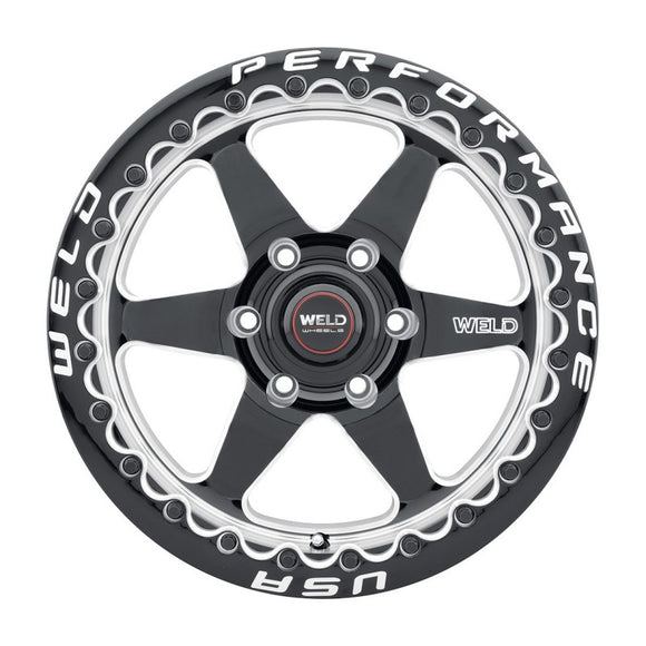 20x10 WELD Performance Ventura 6 Beadlock Black Milled 6x139.7 ET38 Wheel Rim
