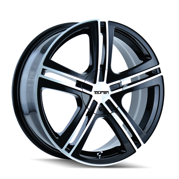 18X7.5 Touren TR62 Black-Machined Wheel/Rim 5x112 ET40 3262-8709B