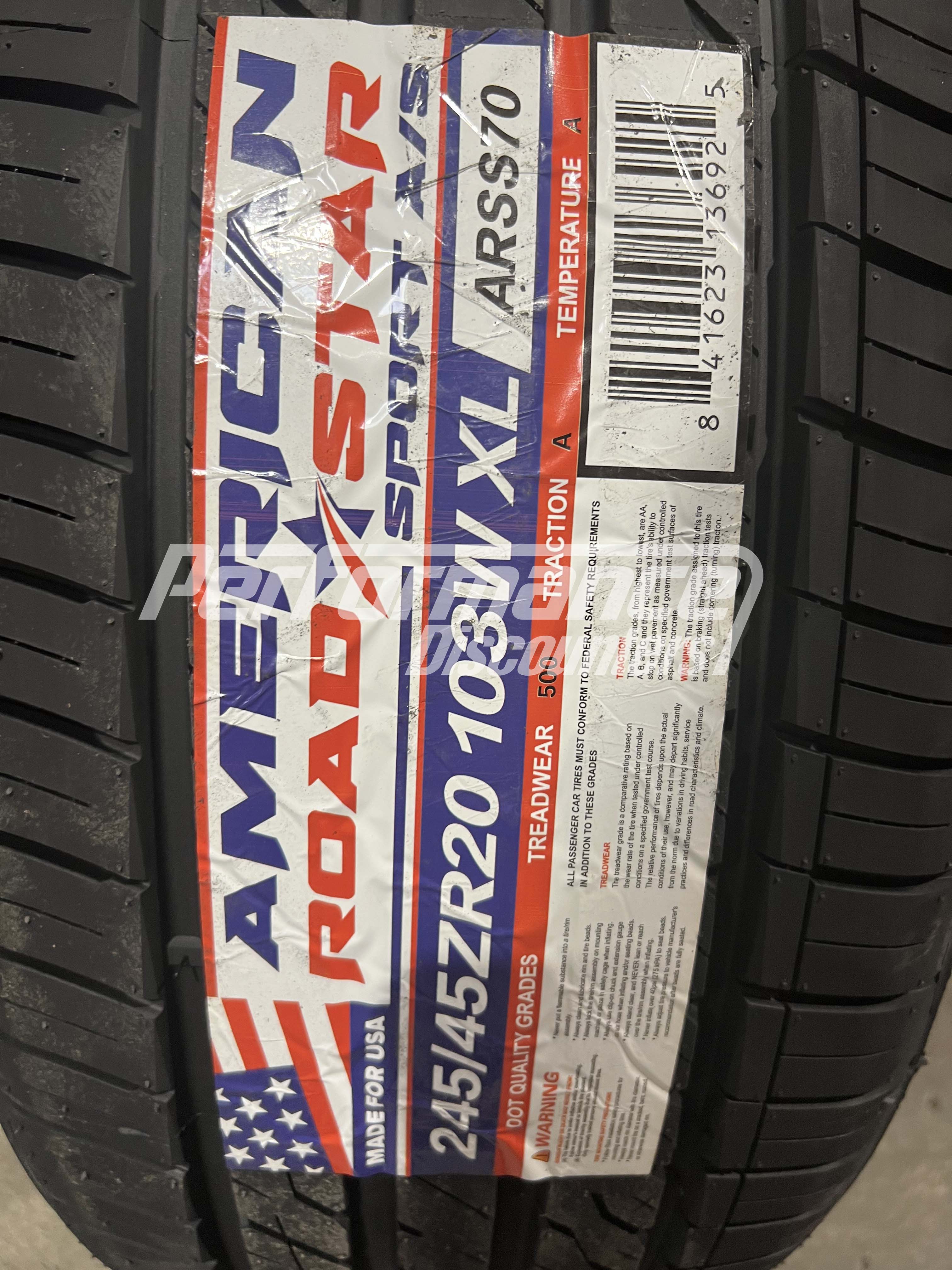 American Roadstar Sport AS Tire(s) 245/45R20 103W SL BSW 245 45 20 2454520