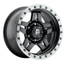 17X8.5 Fuel D557 Anza Matte Black Gun Metal Ring 6X139.7 ET-6 wheel/rim