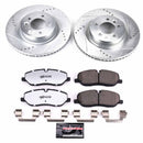 PowerStop Z36 Carbon-Fiber Ceramic Brake Pad with Drilled and Slotted Rotor Kit
