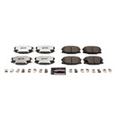 PowerStop Z36 Truck And Tow Carbon-Fiber Ceramic Brake Pads With Hardware