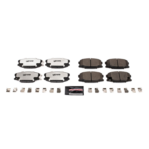 PowerStop Z36 Truck And Tow Carbon-Fiber Ceramic Brake Pads With Hardware