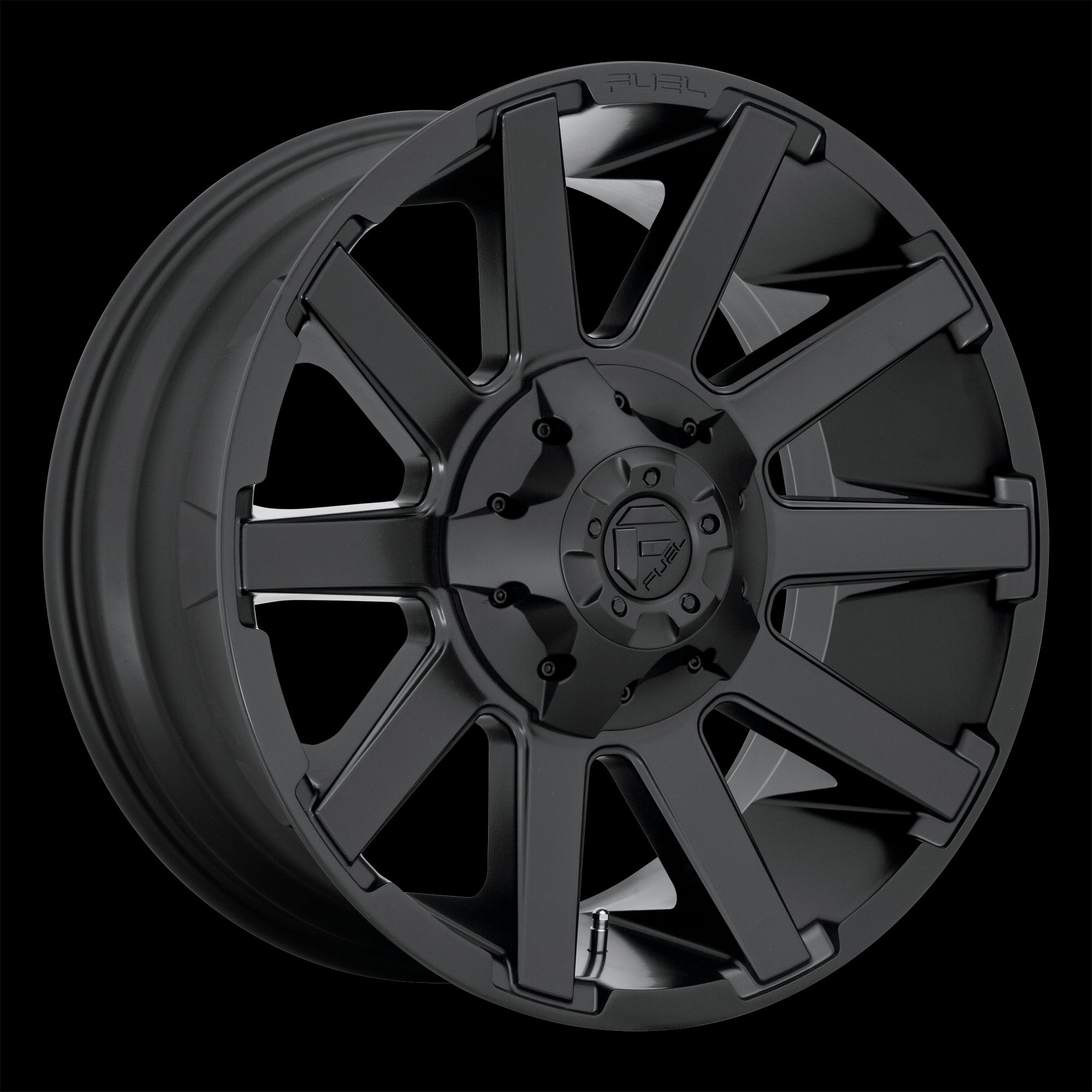 20X9 Fuel D437 Contra Satin Black 8X170 ET20 wheel/rim - 0