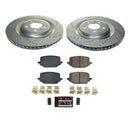 PowerStop Z23 Daily Driver Carbon-Fiber Ceramic Brake Pad and Drilled & Slotted
