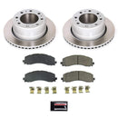 PowerStop Semi-Coated Rotor and Low-Dust Ceramic Brake Pad Kit
