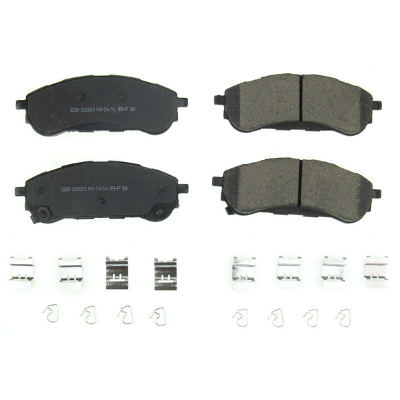 PowerStop Z17 Evolution Ceramic Brake Pads With Hardware