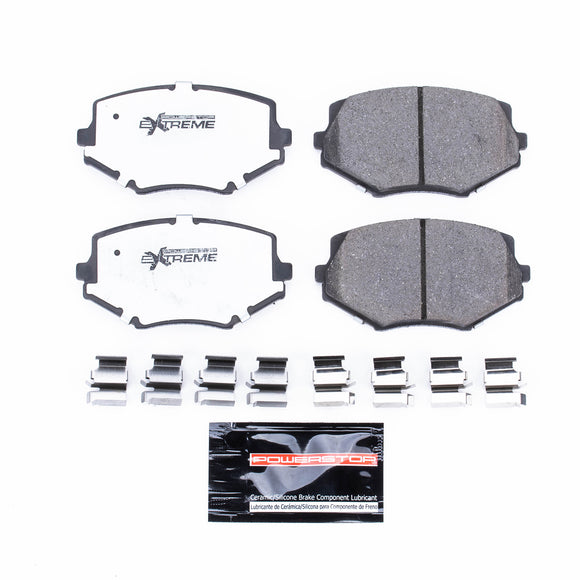 PowerStop Z26 Street Performance Carbon-Fiber Ceramic Brake Pads With Hardware