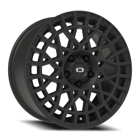 17x8.5 Vision 349 Savage Satin Black 5x4.5 (5x114.3) ET-24 wheel/rim