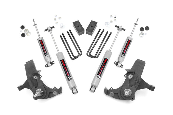 Rough Country 4" Lift Kit For Chevy GMC 1500 Truck SUV 2WD 1988-1999