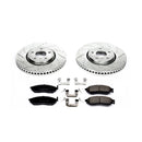 PowerStop Z23 Daily Driver Carbon-Fiber Ceramic Brake Pad and Drilled & Slotted