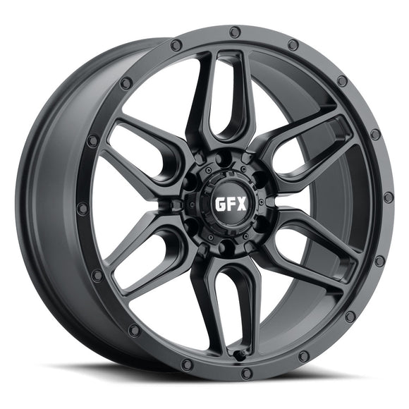 18x9 G-FX TR-18 Matte Black 6x139.7 ET12 wheel/rim