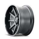 18x9 Ion 143 Matte Black 8x180 ET25 CB124.1 Wheel Rim