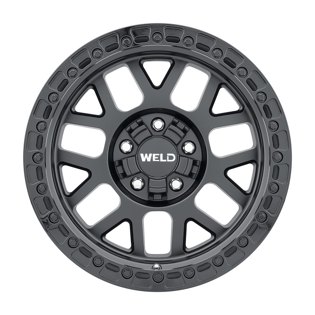 17x10 WELD Off-Road Cinch Black 5x114.3 5x127 5x4.5 5x5 ET-25 Wheel Rim - 0